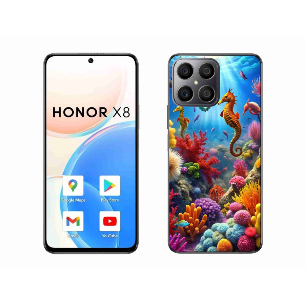 Gélový kryt mmCase na Honor X8 - morský svet 3