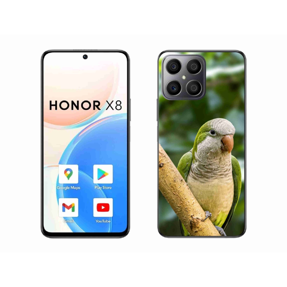 Gélový kryt mmCase na Honor X8 - papagáj mníšok