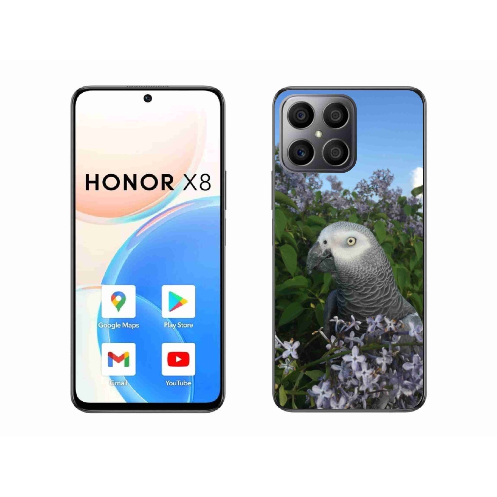 Gélový kryt mmCase na Honor X8 - papagáj žako