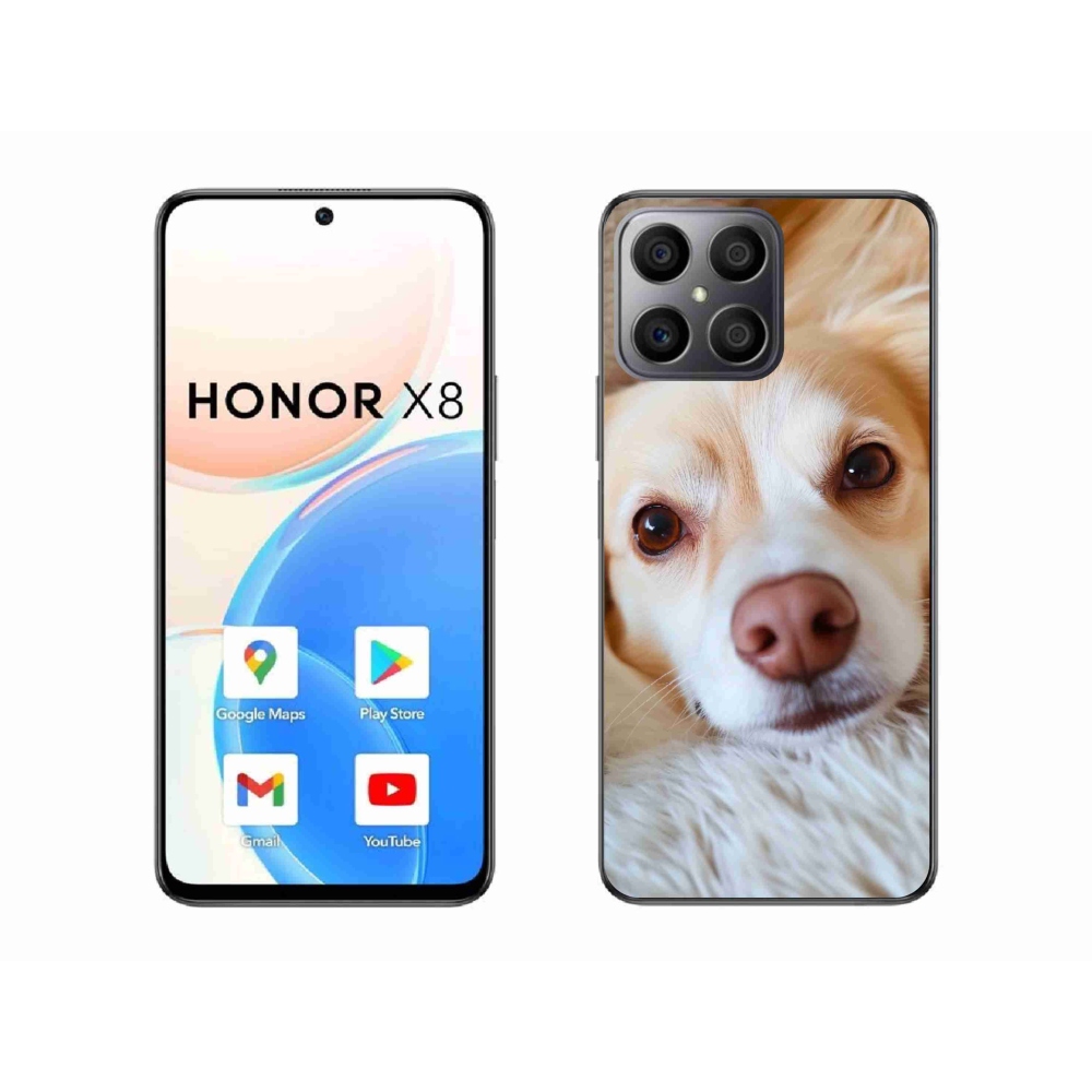Gélový kryt mmCase na Honor X8 - Roztomilá čivava
