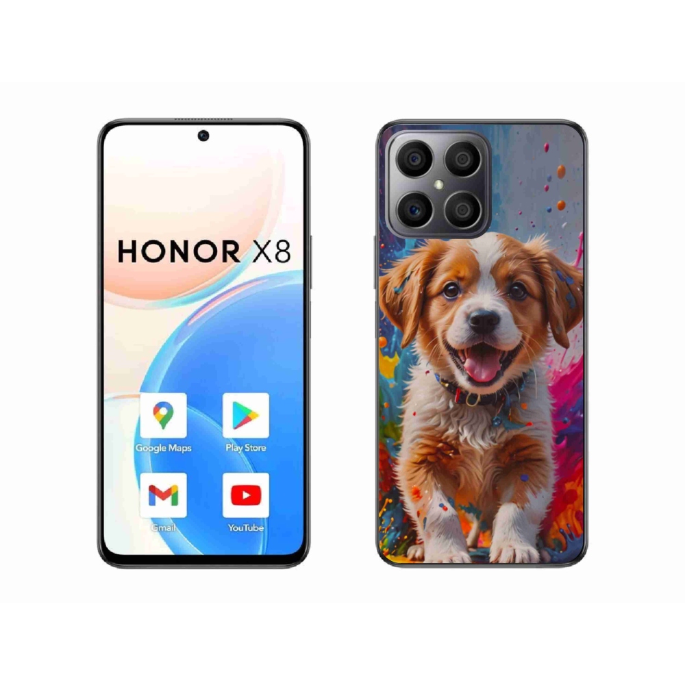 Gélový kryt mmCase na Honor X8 - roztomilé šteňa 3