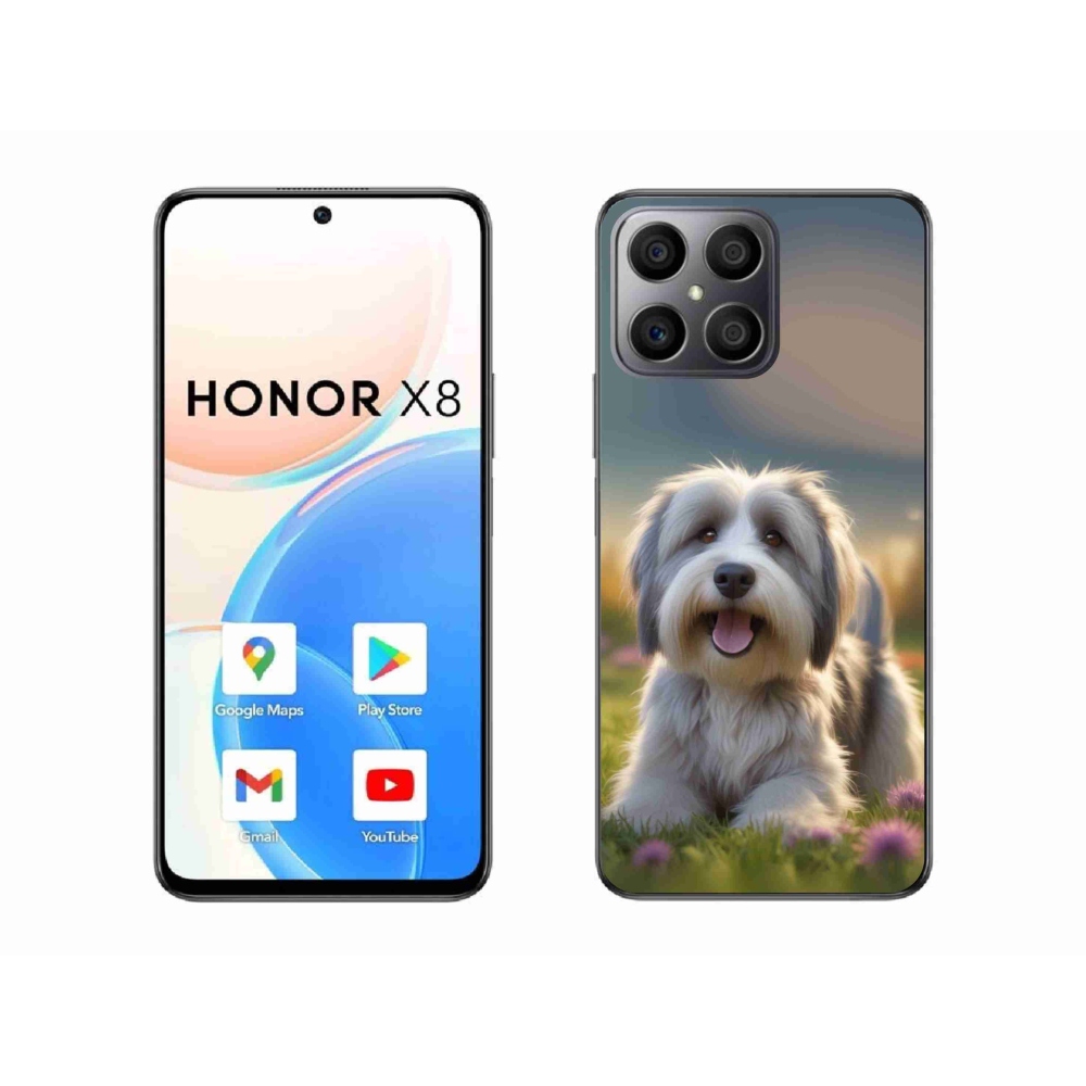 Gélový kryt mmCase na Honor X8 - roztomilý havanský psík