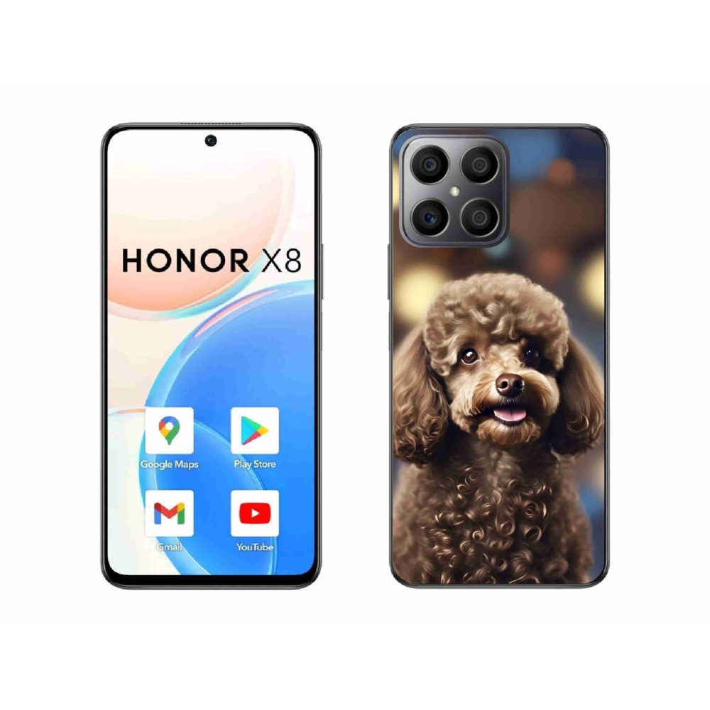 Gélový kryt mmCase na Honor X8 - roztomilý pudel
