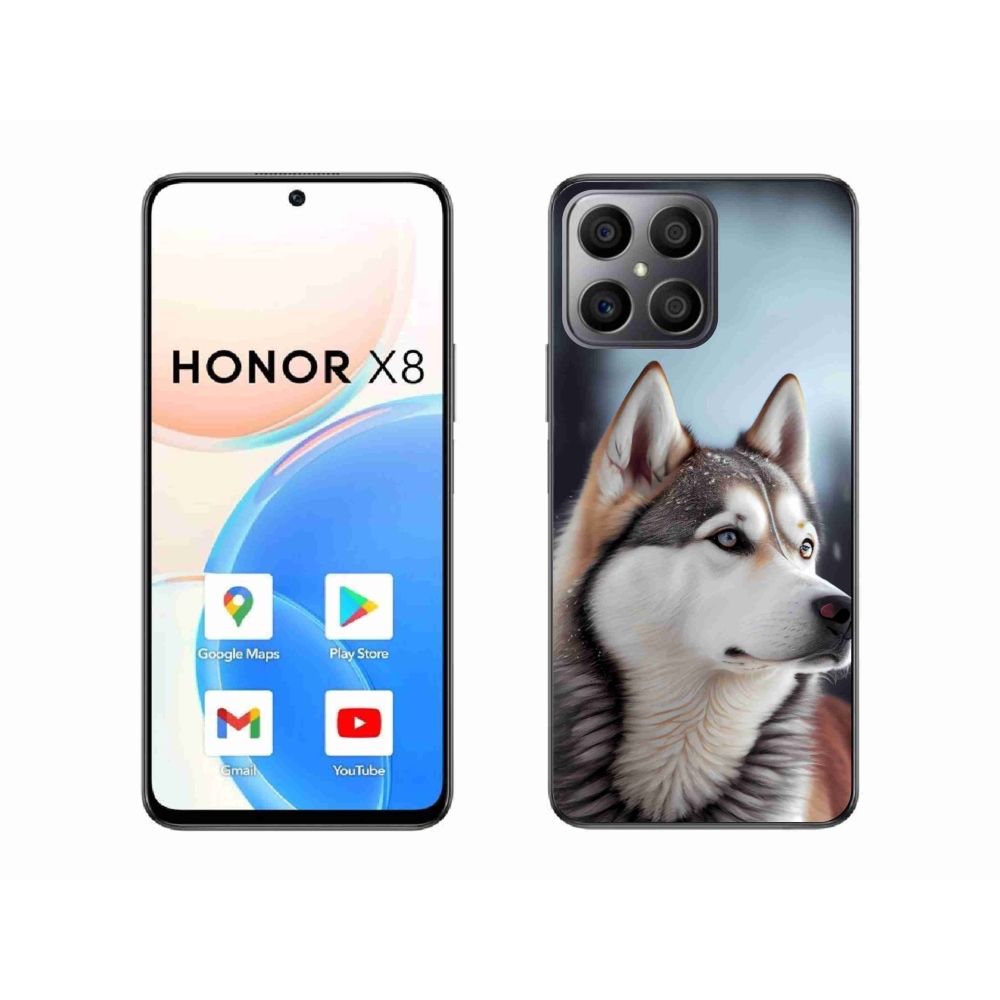 Gélový kryt mmCase na Honor X8 - sibírsky husky
