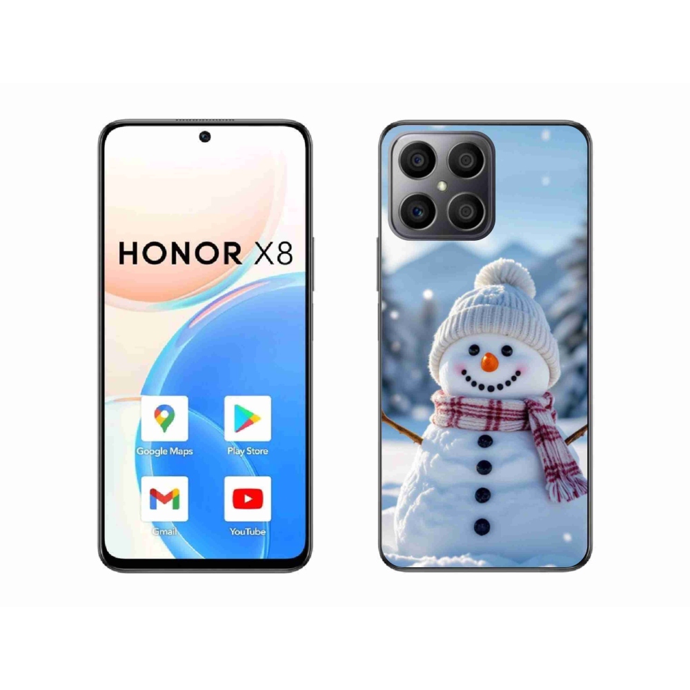 Gélový kryt mmCase na Honor X8 - snehuliak 3