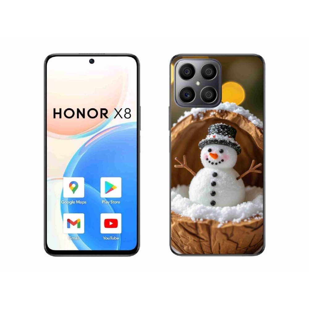 Gélový kryt mmCase na Honor X8 - snehuliak 4
