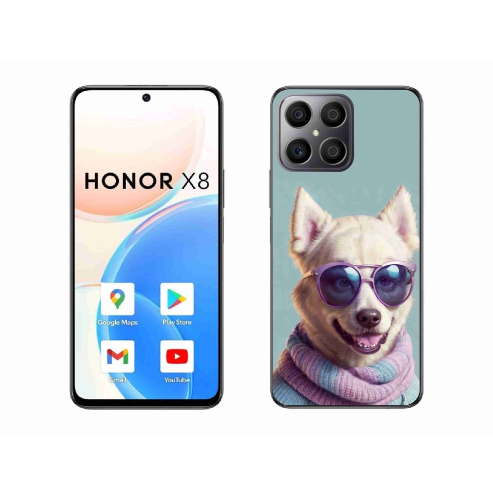 Gélový kryt mmCase na Honor X8 - štýlový nemecký špic