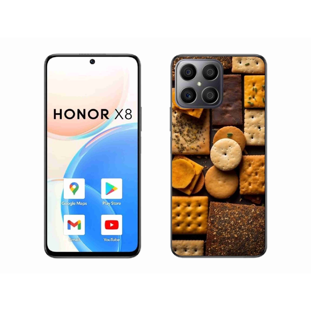 Gélový kryt mmCase na Honor X8 - sušienky