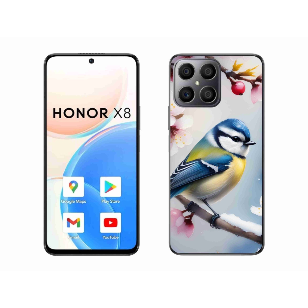 Gélový kryt mmCase na Honor X8 - sýkorka