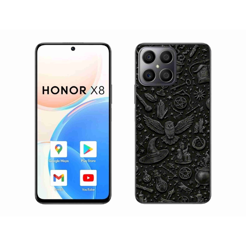 Gélový kryt mmCase na Honor X8 - tmavý magický svet