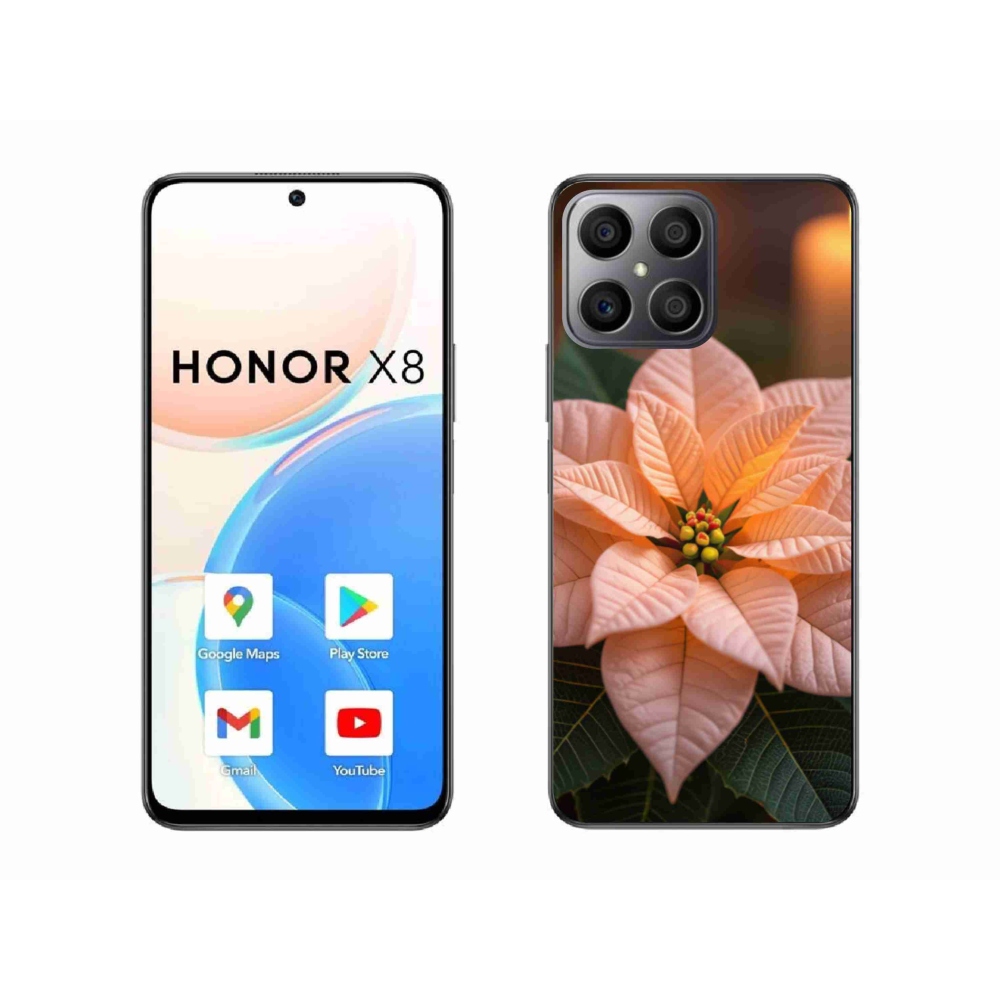 Gélový kryt mmCase na Honor X8 - vianočná hviezda