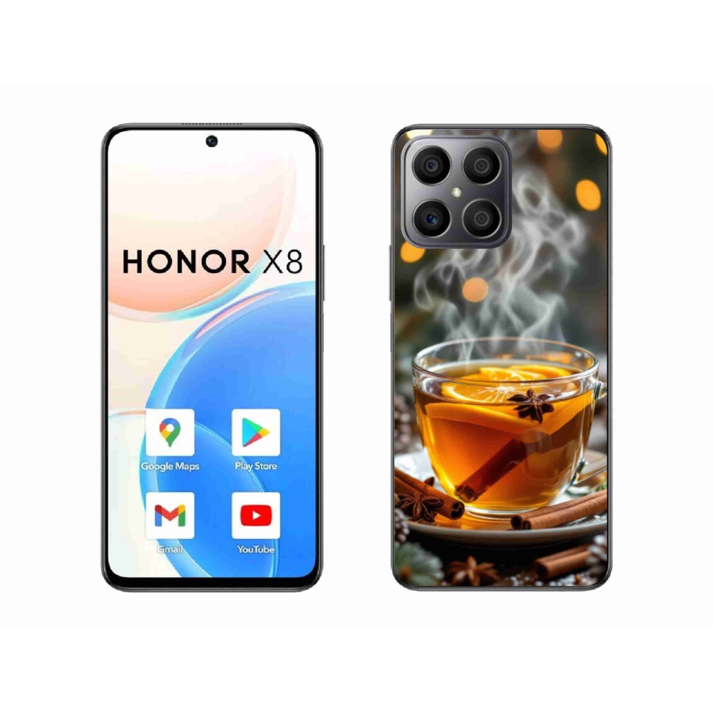 Gélový kryt mmCase na Honor X8 - vianočný punč