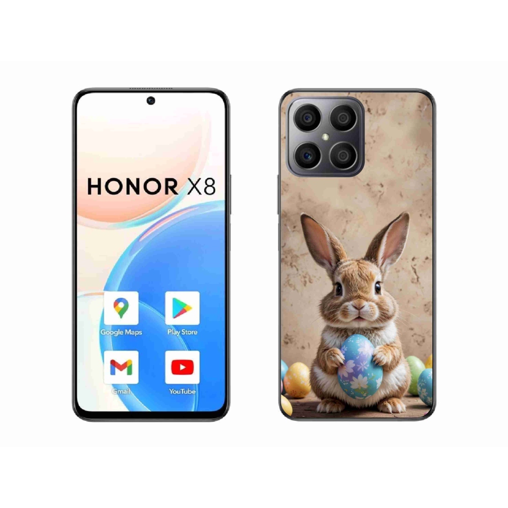 Gélový kryt mmCase na Honor X8 - veľkonočný zajačik