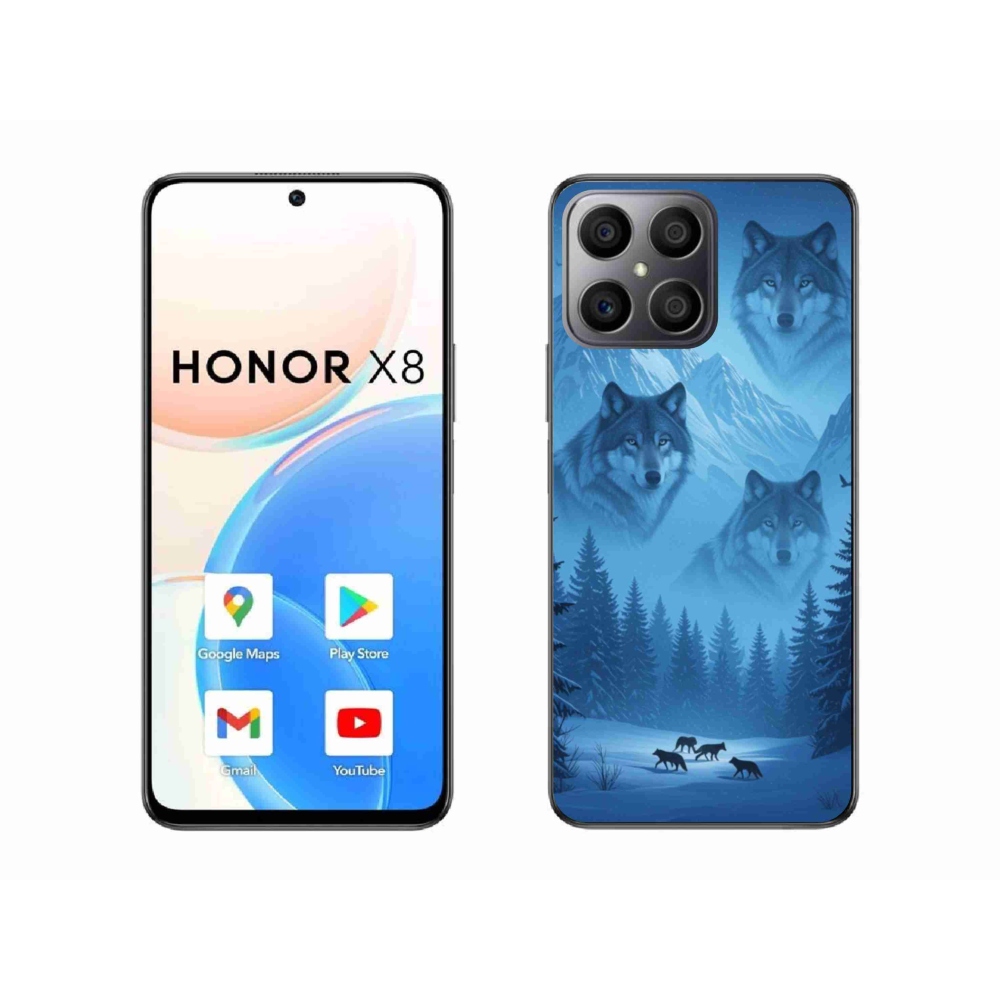 Gélový kryt mmCase na Honor X8 - vlčia svorka
