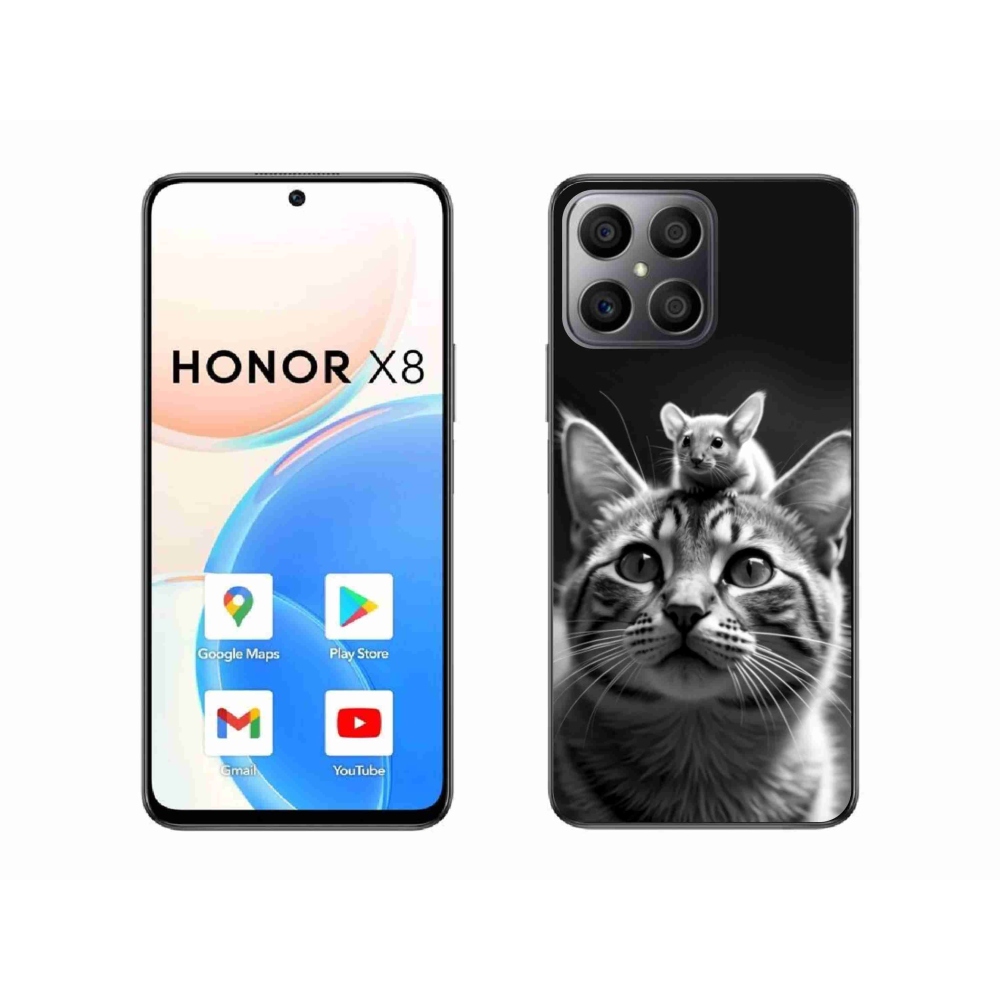 Gélový kryt mmCase na Honor X8 - zvieracie priateľstvo 2