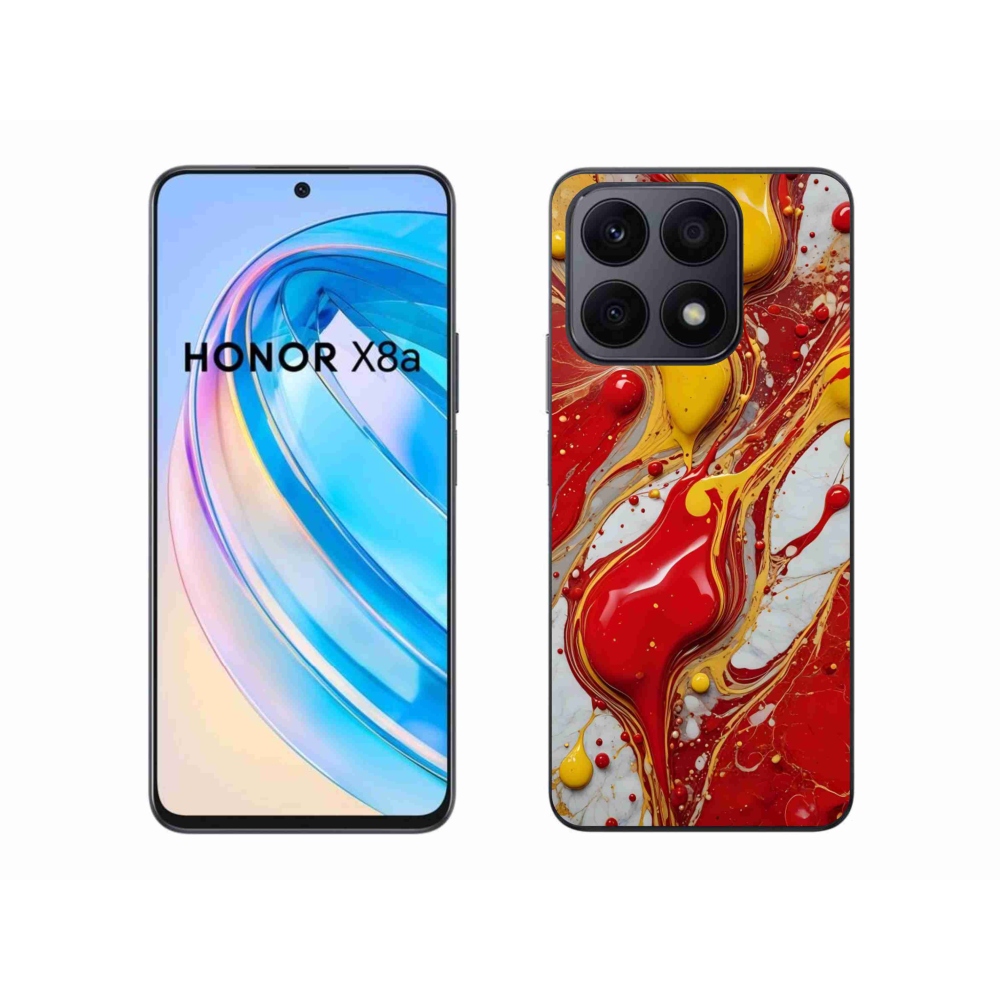 Gélový kryt mmCase na Honor X8a - abstraktný motív 42