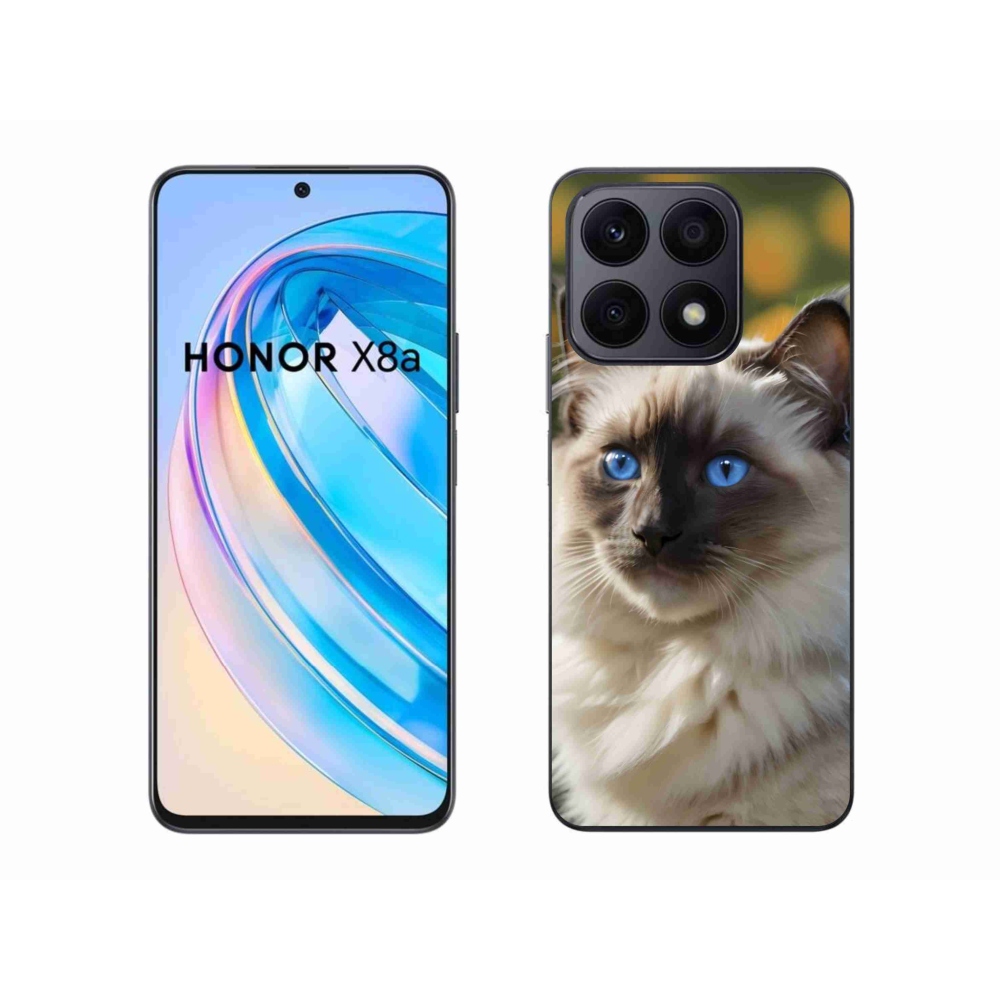 Gélový kryt mmCase na Honor X8a - biely ragdoll