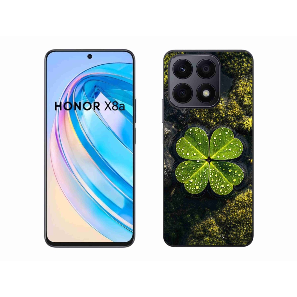 Gélový kryt mmCase na Honor X8a - štvorlístok