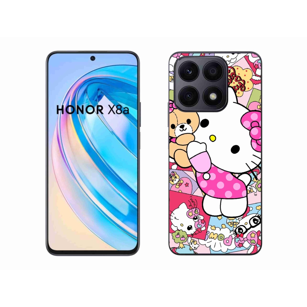 Gélový kryt mmCase na Honor X8a - cute kitty