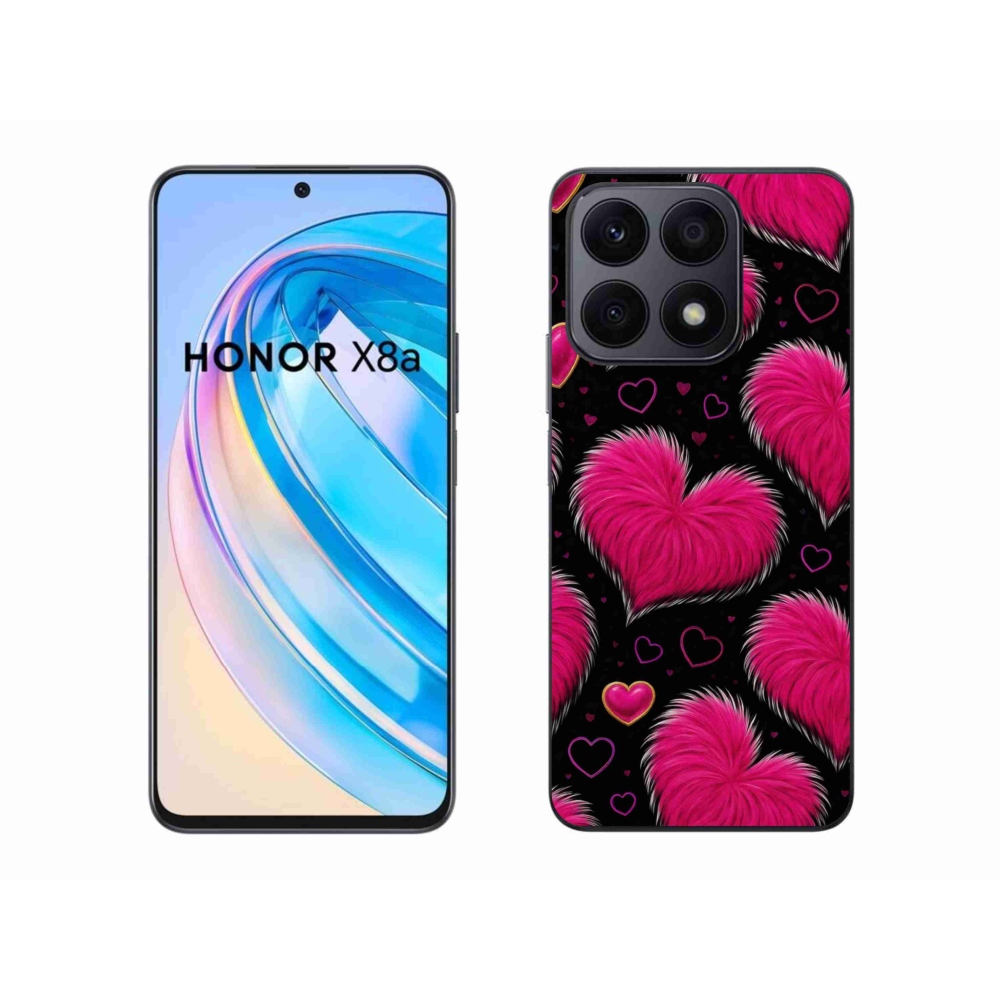 Gélový kryt mmCase na Honor X8a - hebké srdce