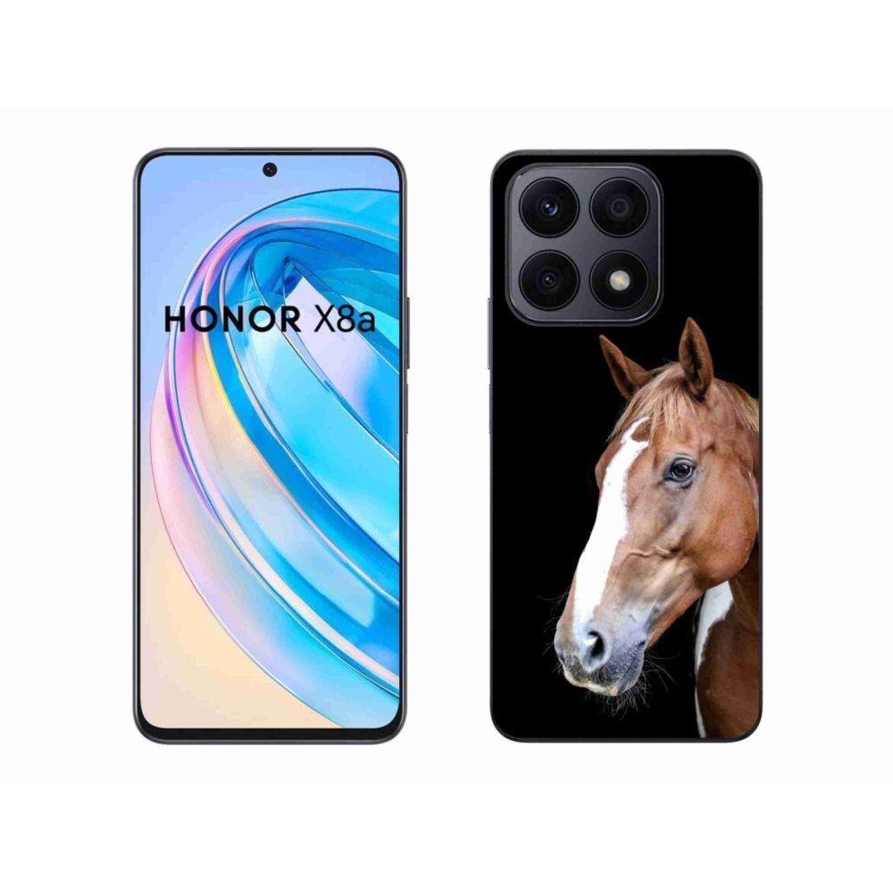 Gélový kryt mmCase na Honor X8a - hnedý kôň 3