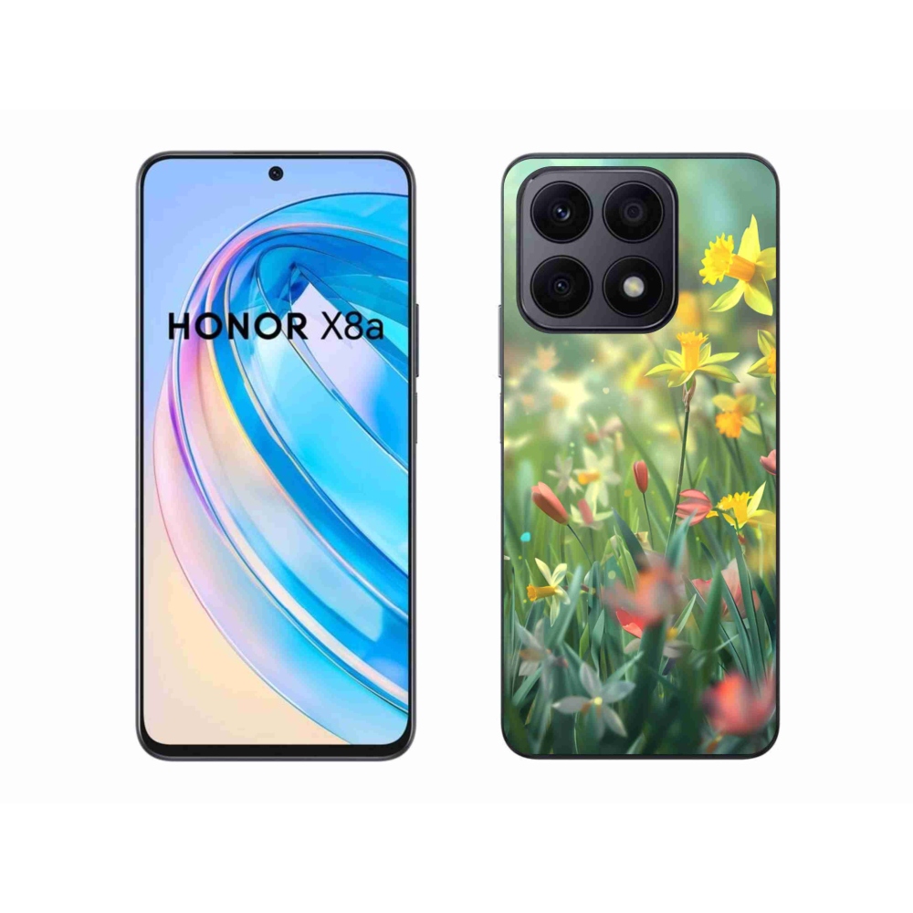 Gélový kryt mmCase na Honor X8a - jarné kvety