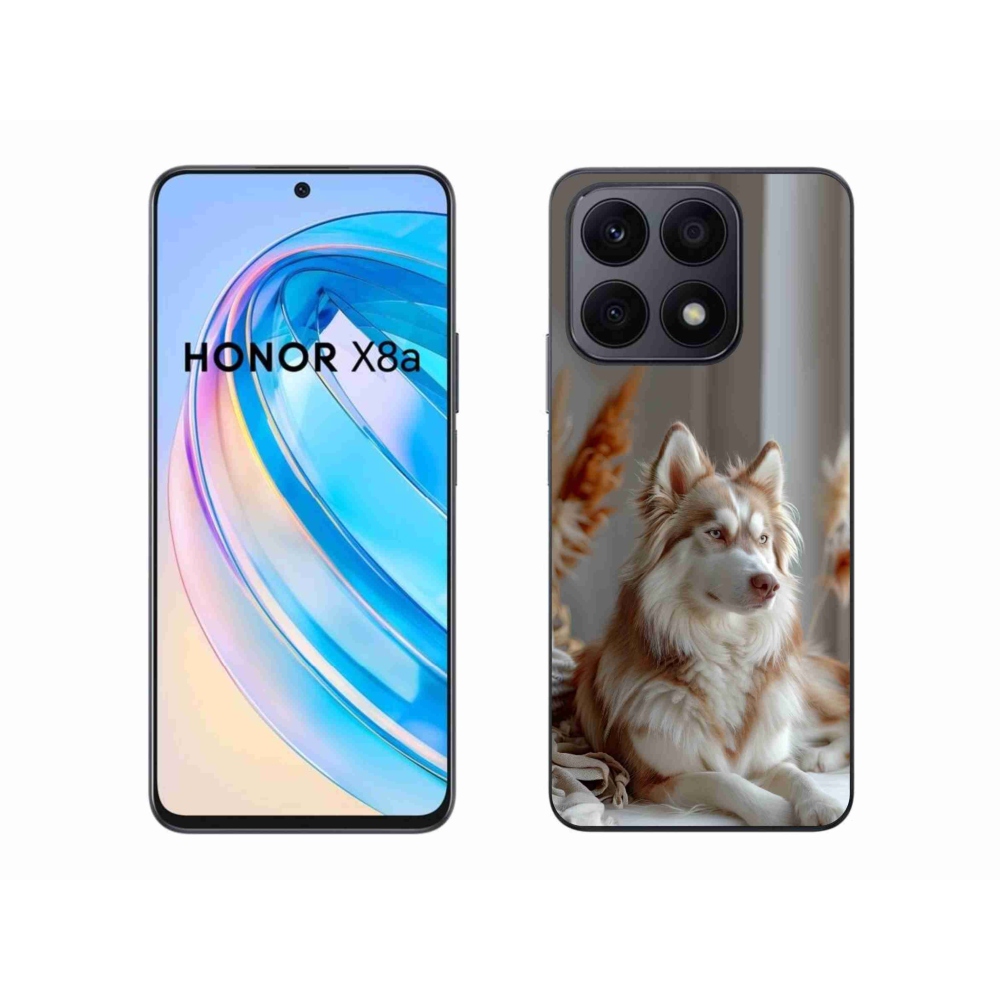Gélový kryt mmCase na Honor X8a - pokojný sibírsky husky