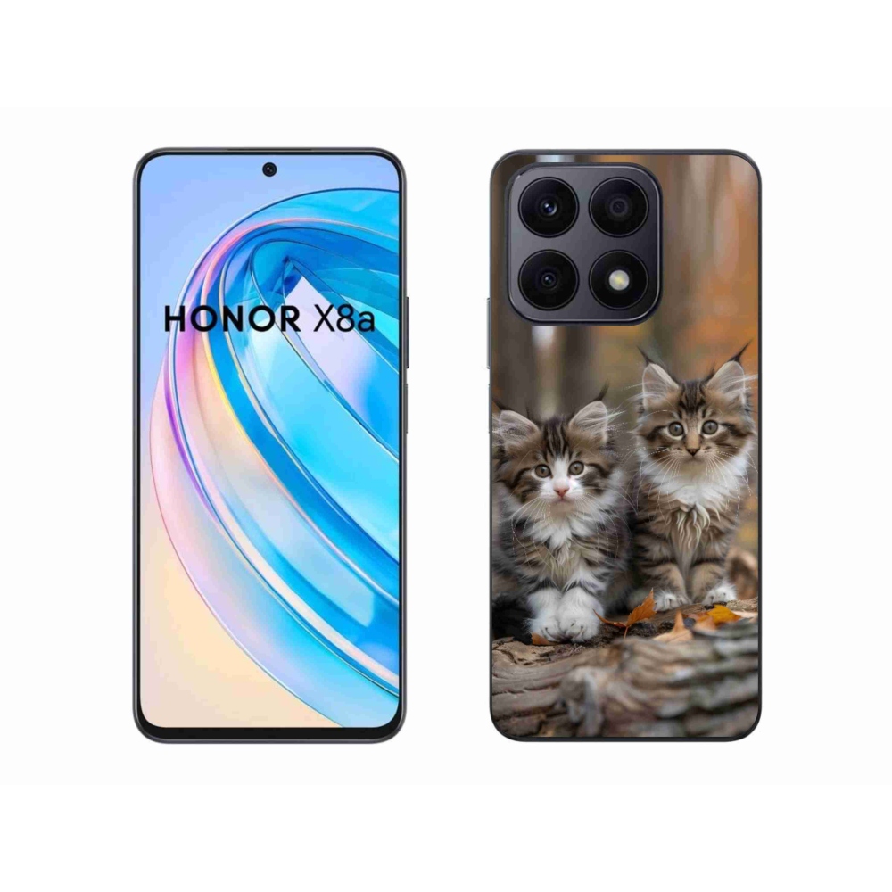 Gélový kryt mmCase na Honor X8a - mačacie duo 3