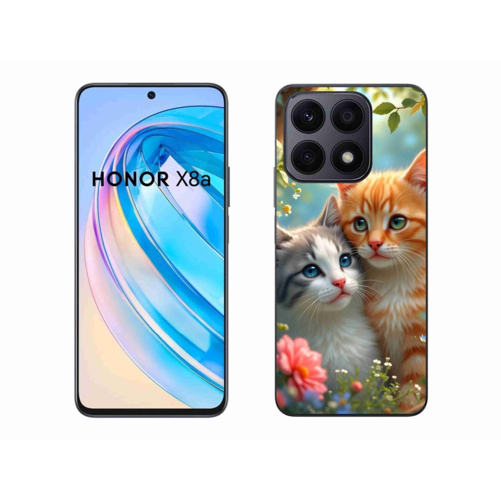 Gélový kryt mmCase na Honor X8a - mačacia láska 2