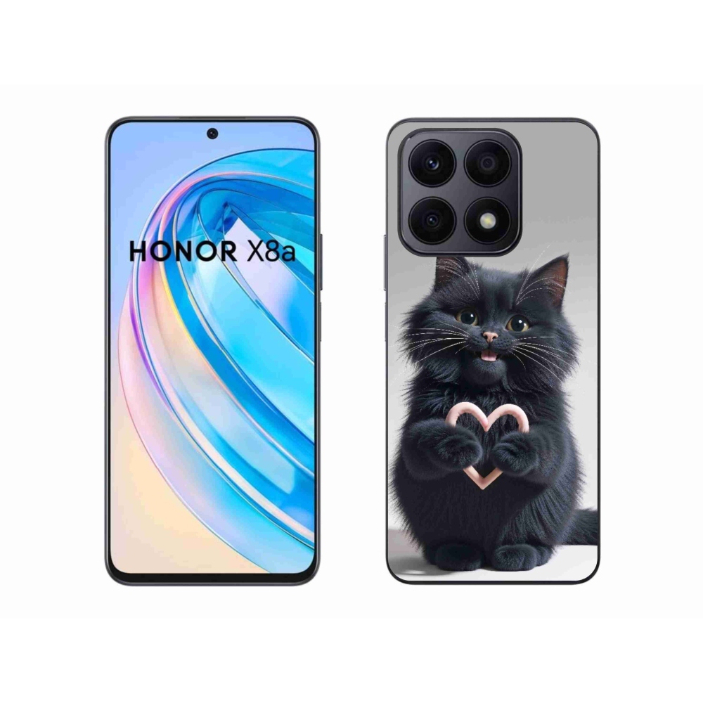 Gélový kryt mmCase na Honor X8a - mačacia láska 3