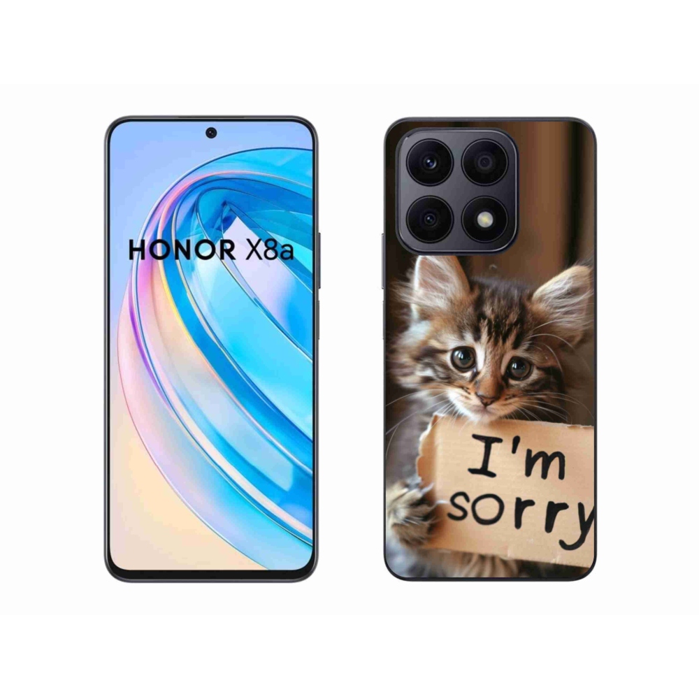 Gélový kryt mmCase na Honor X8a - mačacie ospravedlnenie