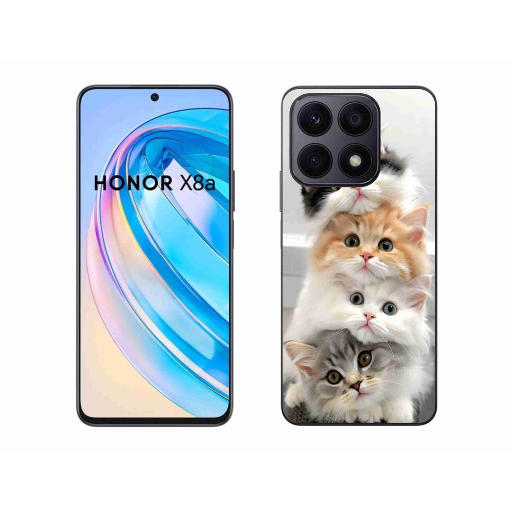 Gélový kryt mmCase na Honor X8a - mačacia partia