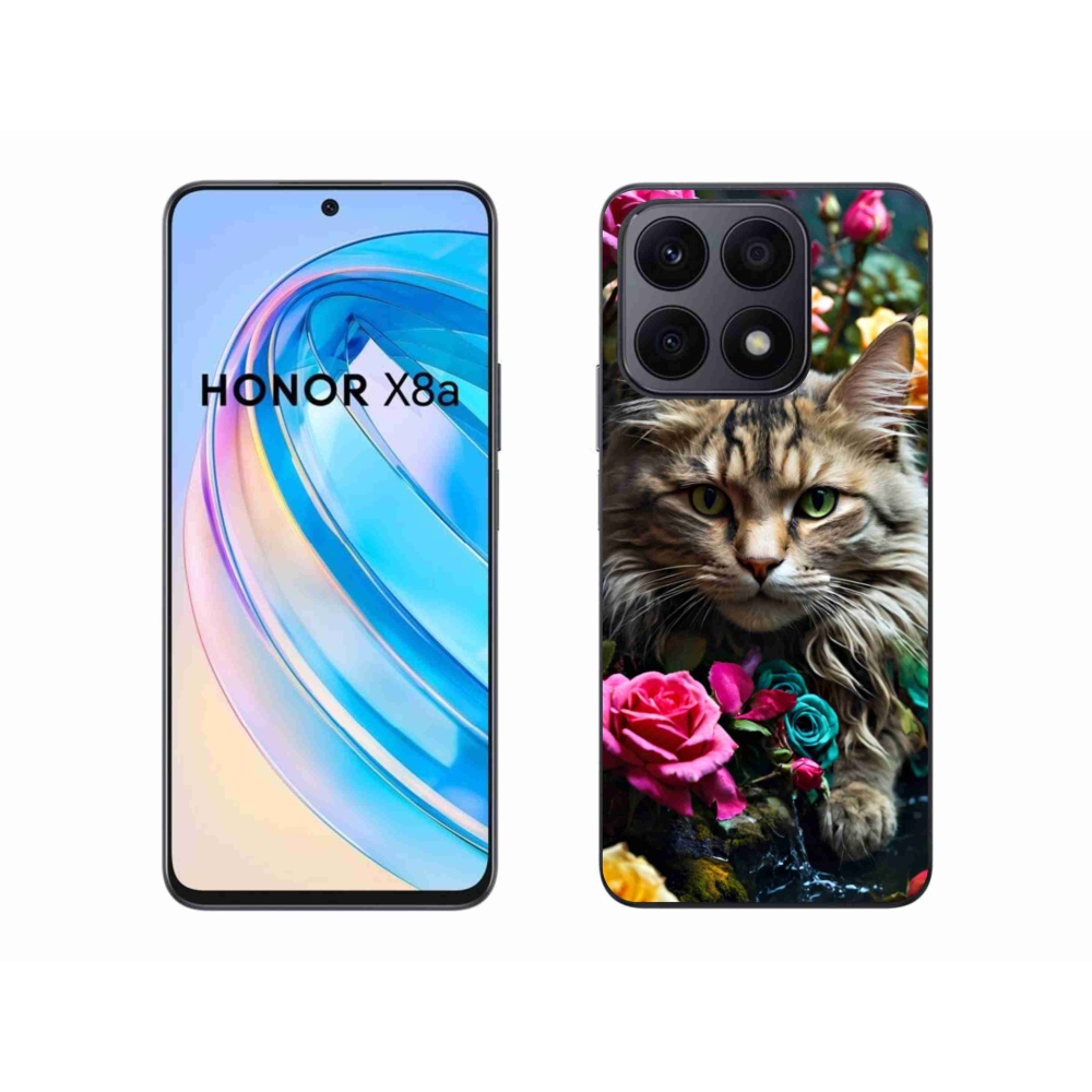 Gélový kryt mmCase na Honor X8a - mačacie pohľad 2