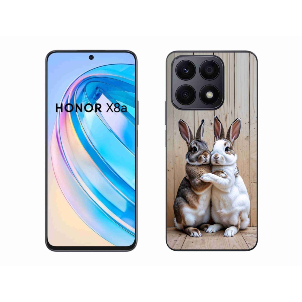 Gélový kryt mmCase na Honor X8a - králičie pár