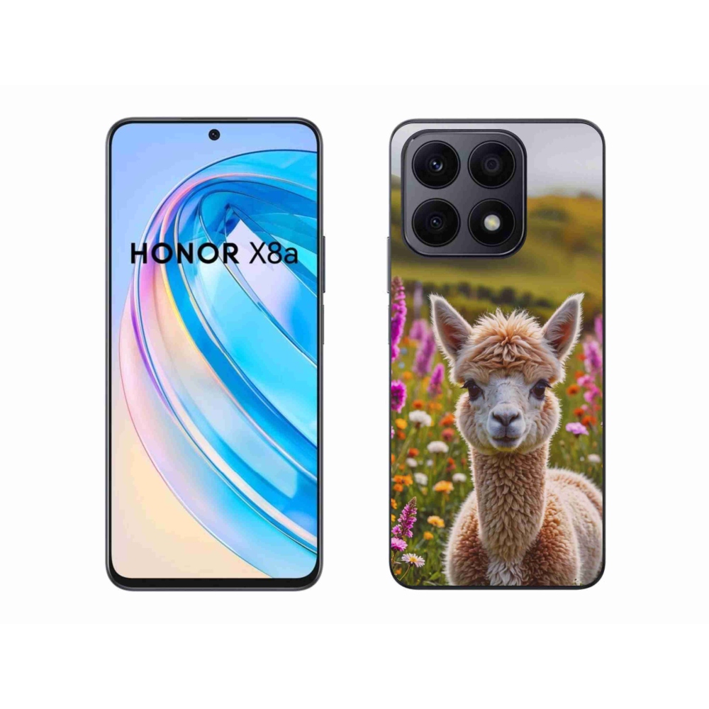 Gélový kryt mmCase na Honor X8a - lama na lúke