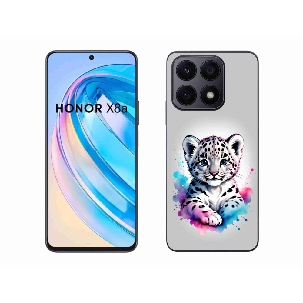 Gélový kryt mmCase na Honor X8a - leopardej mláďa
