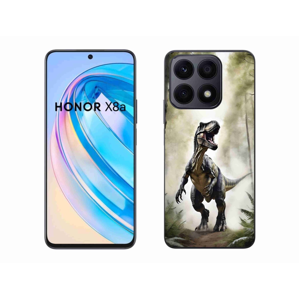 Gélový kryt mmCase na Honor X8a - naštvaný T-Rex