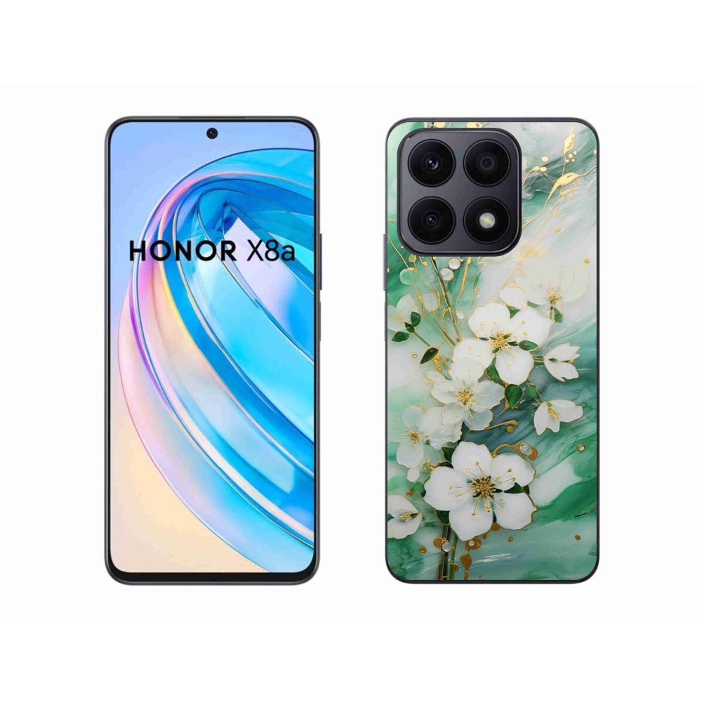 Gélový kryt mmCase na Honor X8a - nežné kvety