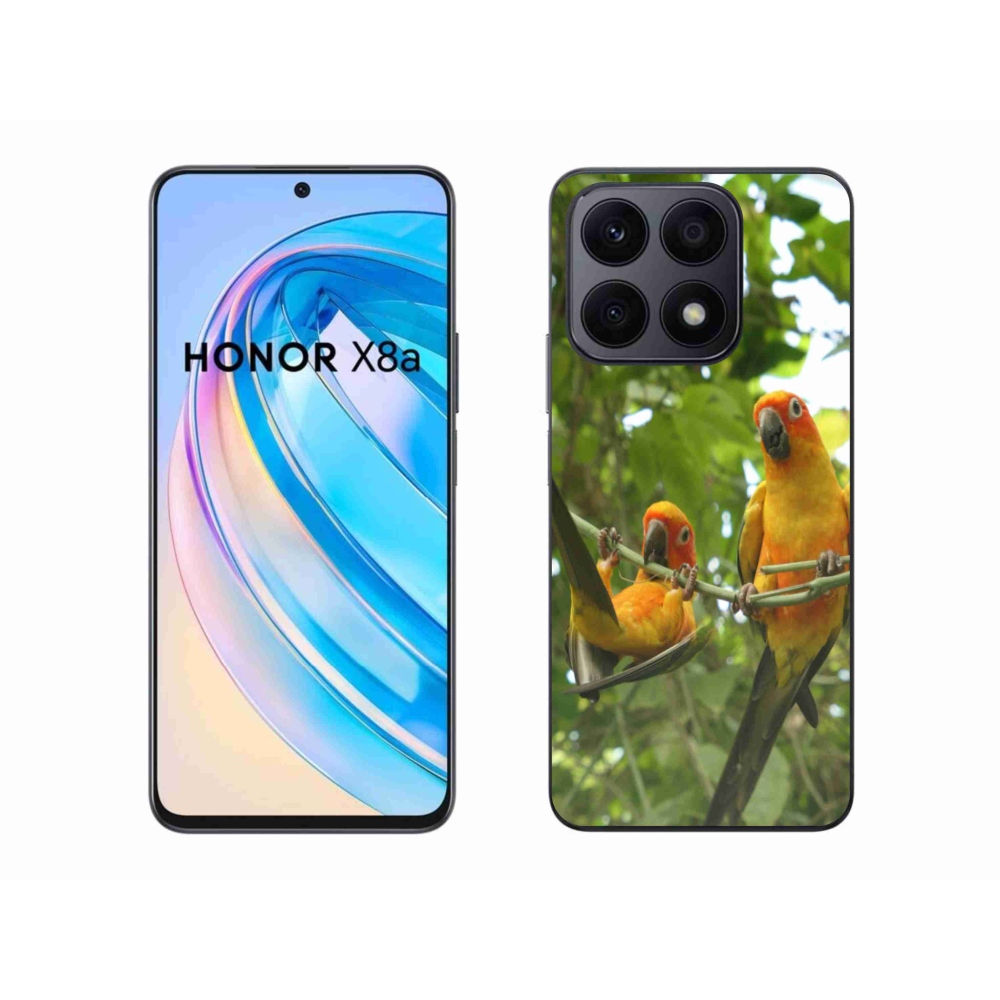 Gélový kryt mmCase na Honor X8a - papagáje aratingy