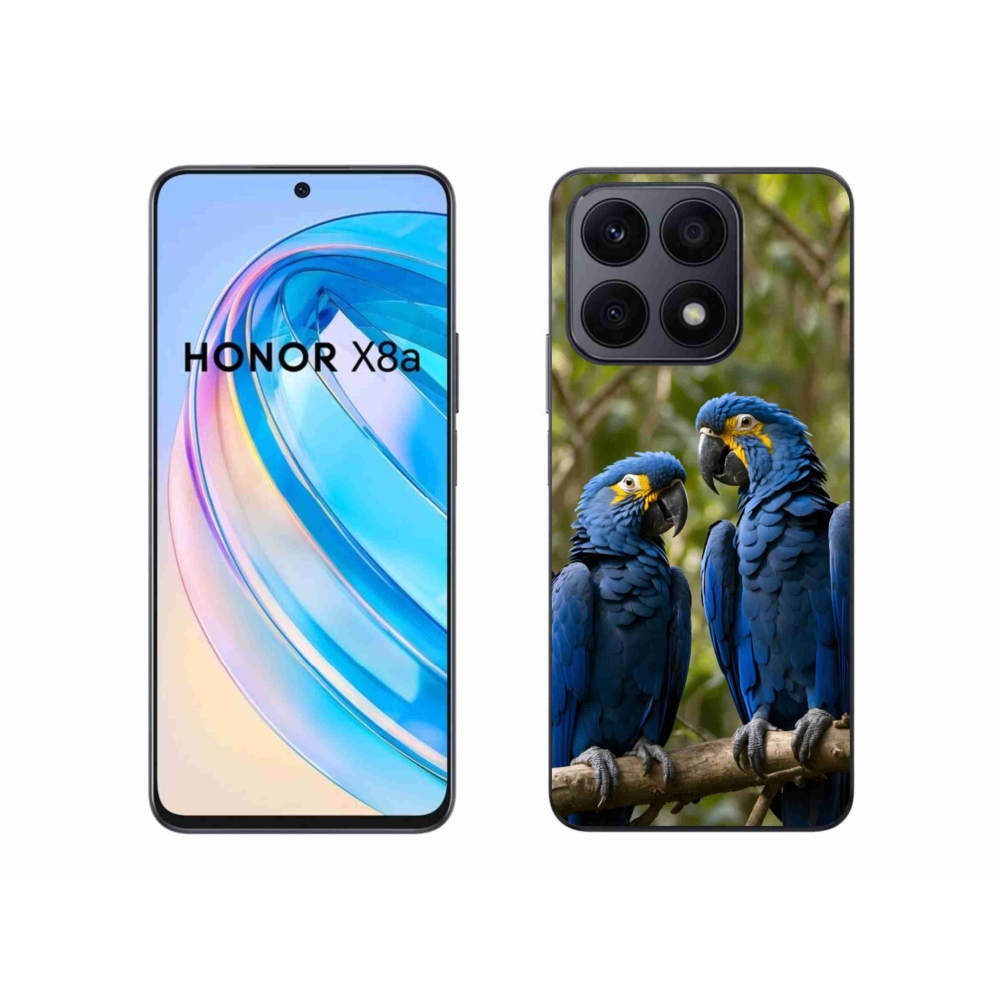 Gélový kryt mmCase na Honor X8a - papagájové duo