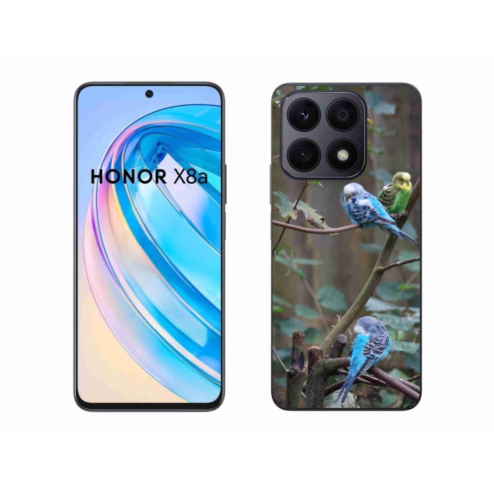 Gélový kryt mmCase na Honor X8a - papagáje na vetve