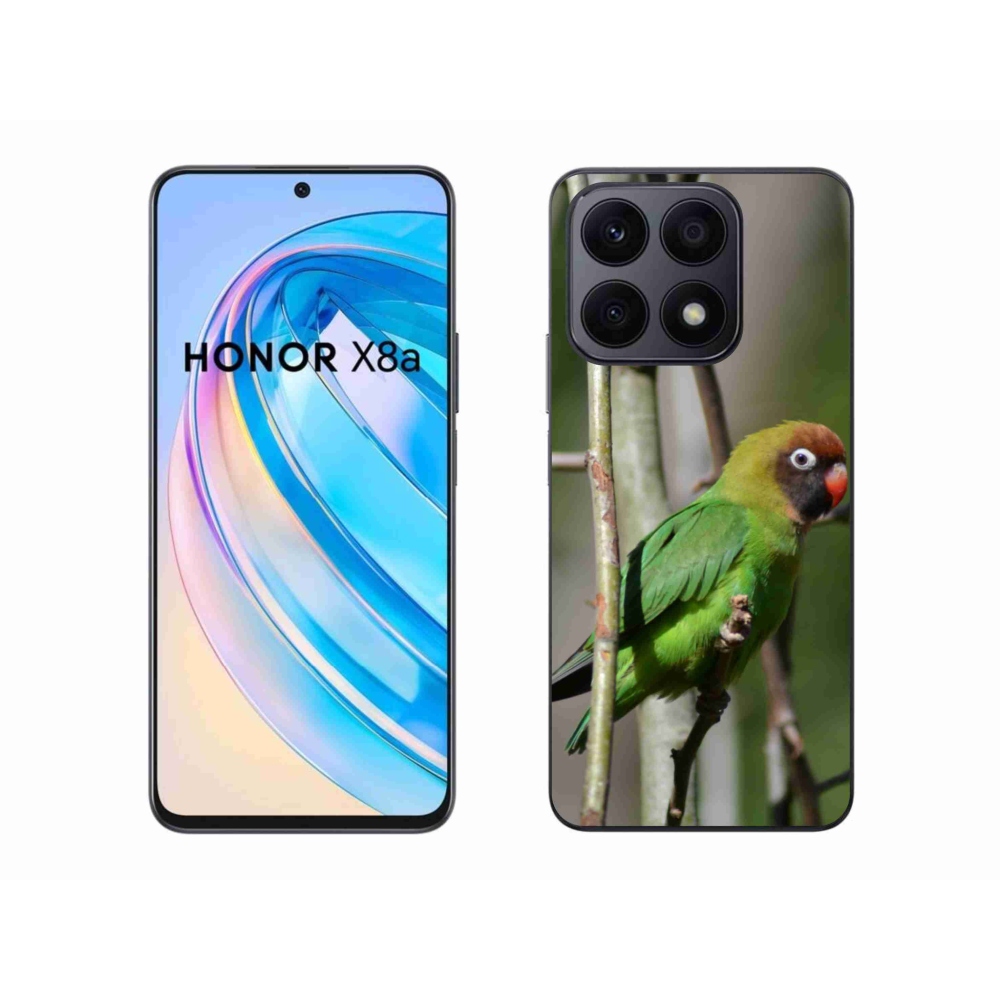 Gélový kryt mmCase na Honor X8a - papagáj agapornis