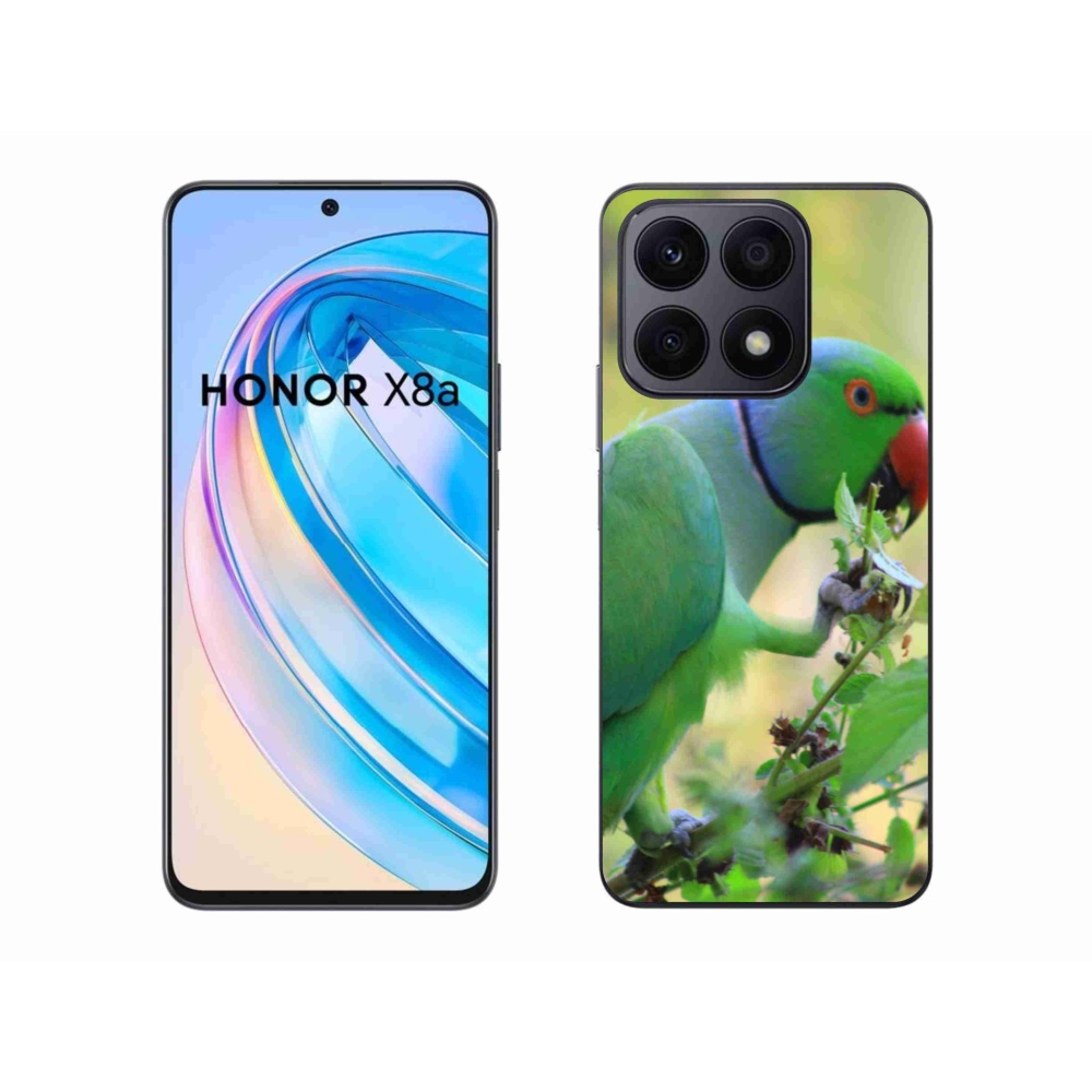 Gélový kryt mmCase na Honor X8a - papagáj Alexandr