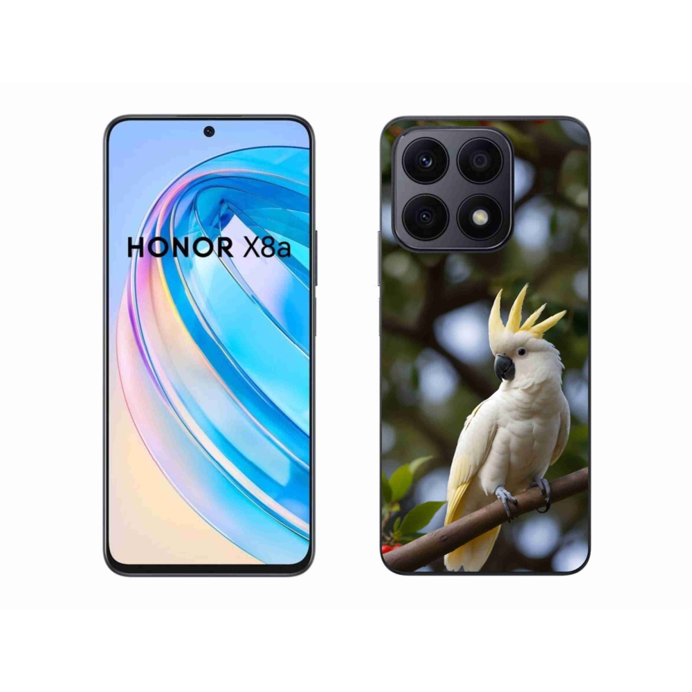 Gélový kryt mmCase na Honor X8a - papagáj kakadu 3