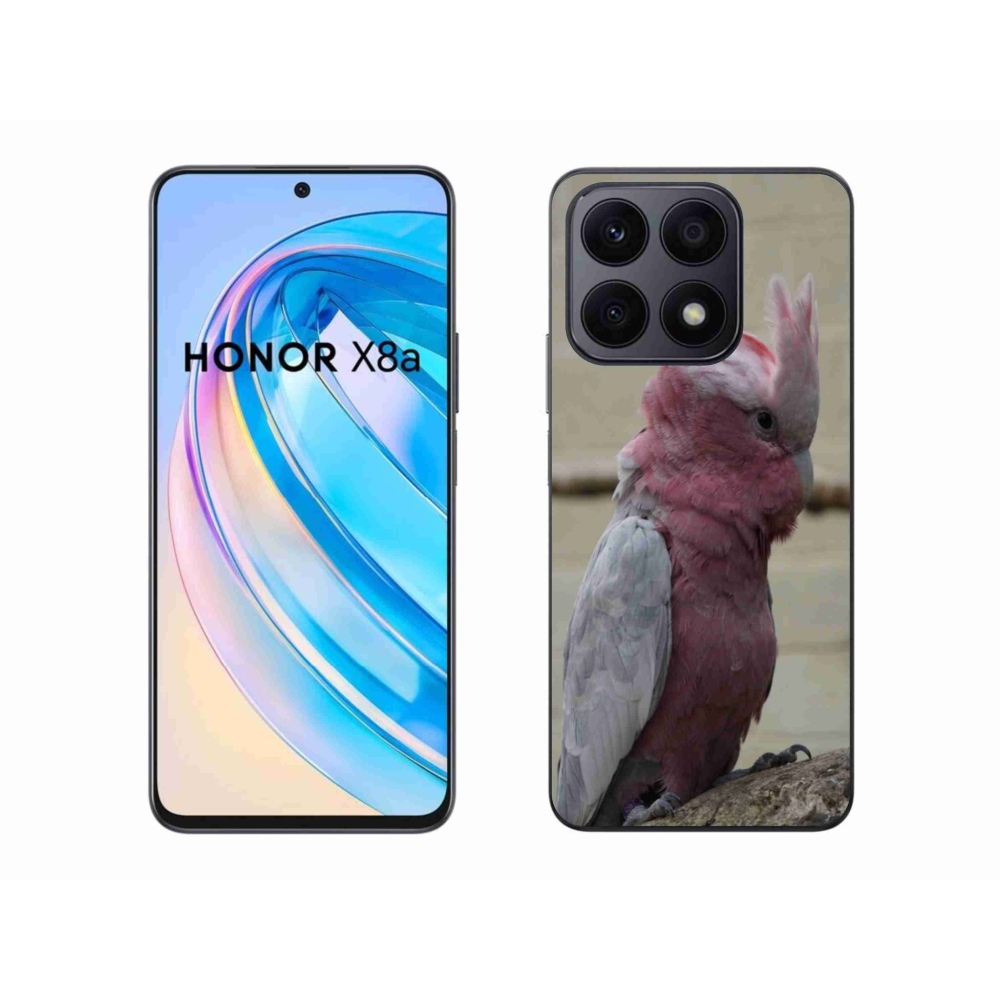 Gélový kryt mmCase na Honor X8a - papagáj kakadu ružový