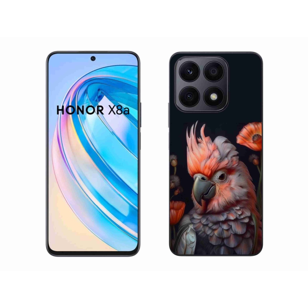 Gélový kryt mmCase na Honor X8a - papagáj kakadu vo farbách
