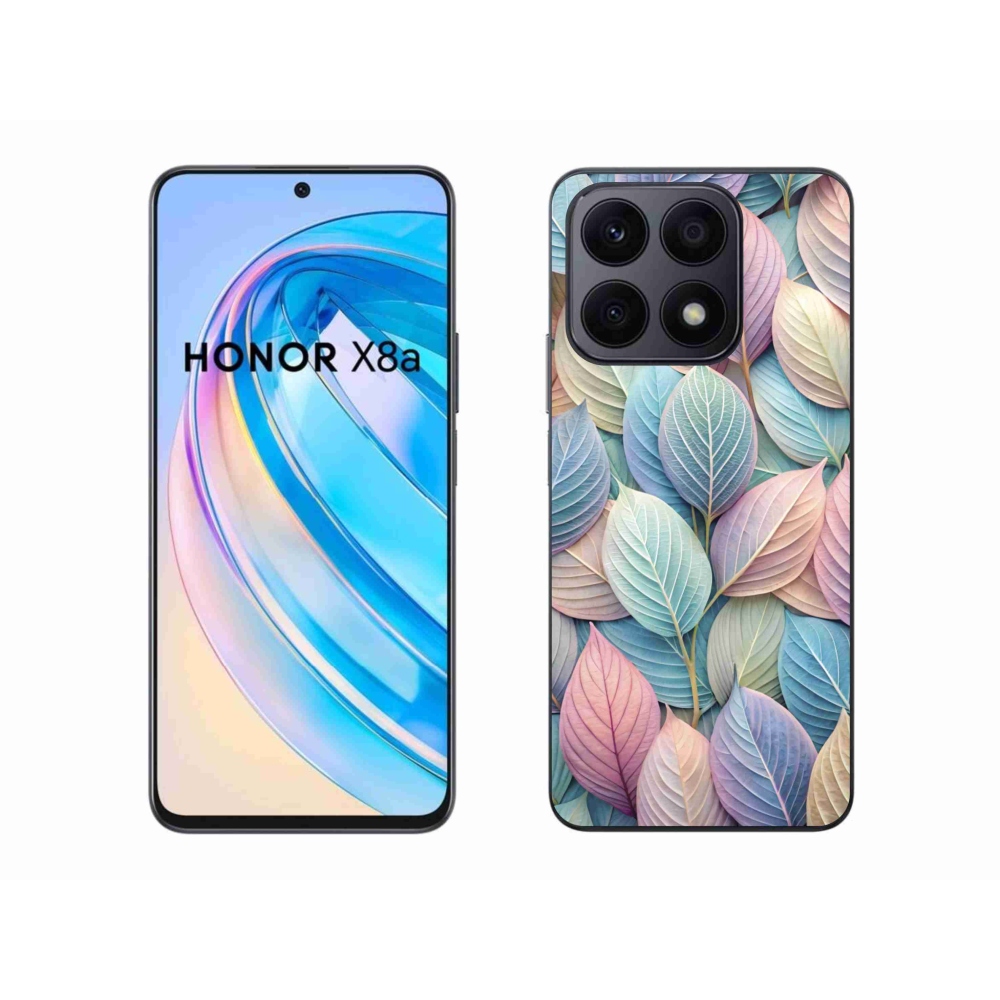 Gélový kryt mmCase na Honor X8a - pastelové listy