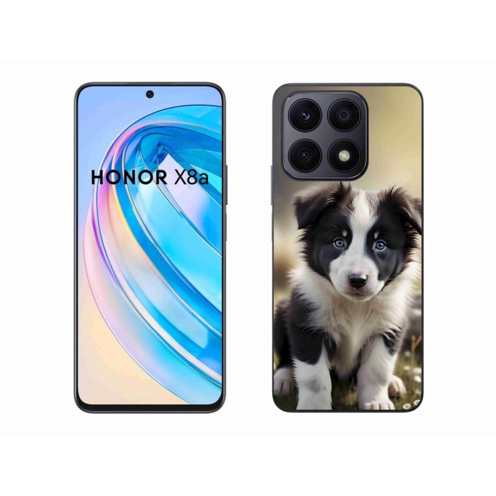 Gélový kryt mmCase na Honor X8a - roztomilá border kólia