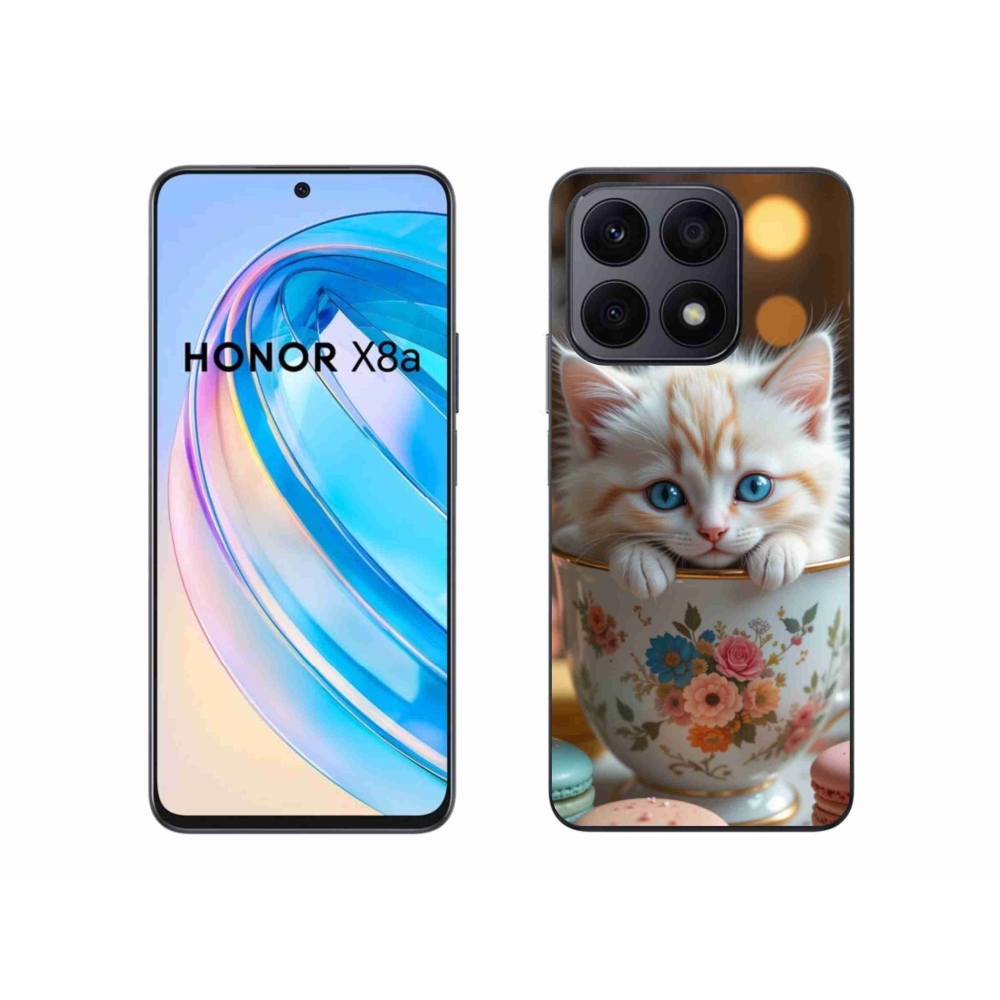 Gélový kryt mmCase na Honor X8a - roztomilé mačiatko 6
