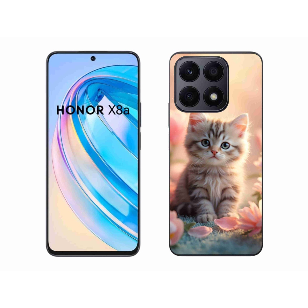 Gélový kryt mmCase na Honor X8a - roztomilé mačiatko 8